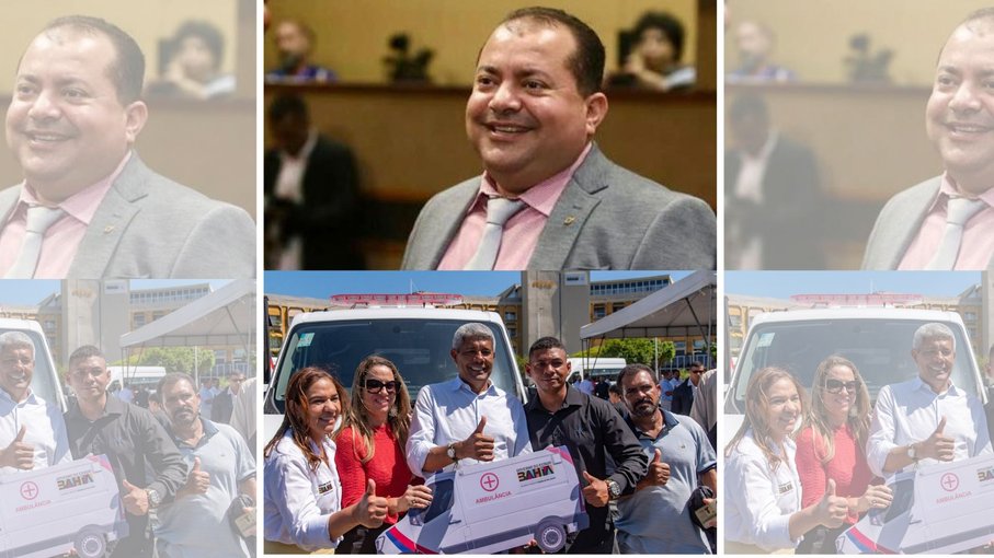 Cafu Barreto destina ambulância 0km para Santo Estêvão