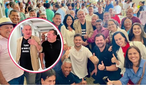 Cafu Barreto lidera movimento em defesa da região de Irecê durante recepção ao senador Angelo Coronel