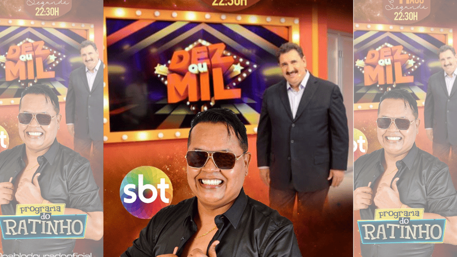 Cantor  Pablo Dourado representa a região de Irecê no Programa do Ratinho, no SBT