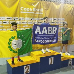Ireceense Dirceu David, de 11 anos, brilha na Copa Brasil de Tênis de Mesa em Salvador