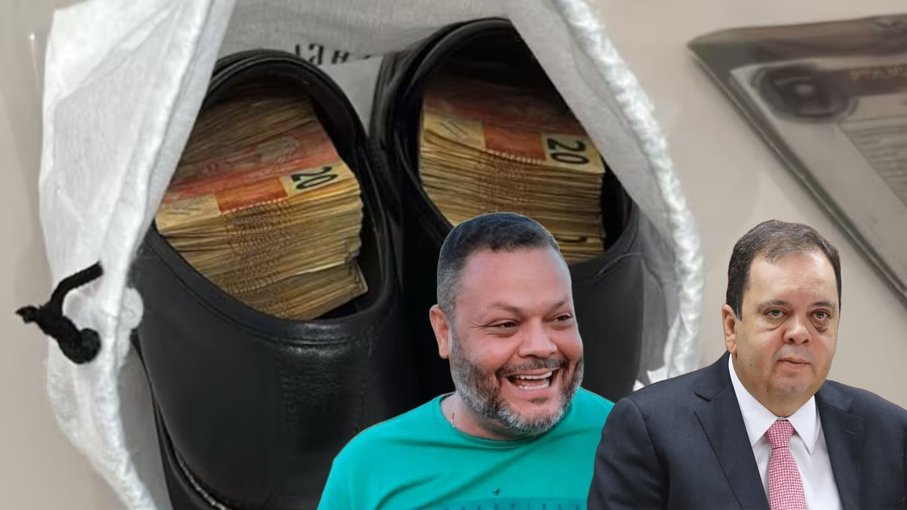 Polícia Federal encontra notas de dinheiro dentro de sapato de primo do deputado Elmar Nascimento
