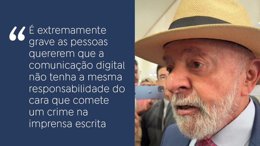 Presidente Lula critica Meta e convoca reunião após decisão da empresa. Assista